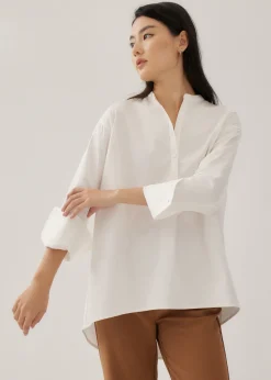 Love, Bonito Work Tops|Blouses & Shirts*Natasa Mandarin Collar Shirt
