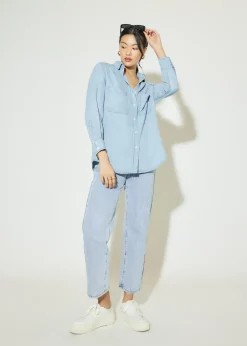 Love, Bonito Blouses & Shirts|Casual Tops*Noleen Chambray Shirt