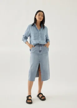 Love, Bonito Blouses & Shirts|Casual Tops*Noleen Chambray Shirt