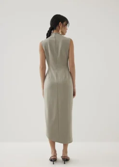 Love, Bonito Work Dresses*Nonna High Neck Column Maxi Dress