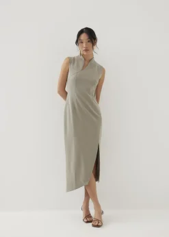 Love, Bonito Work Dresses*Nonna High Neck Column Maxi Dress