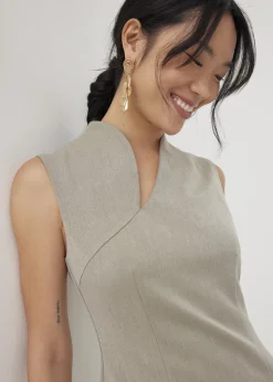 Love, Bonito Work Dresses*Nonna High Neck Column Maxi Dress