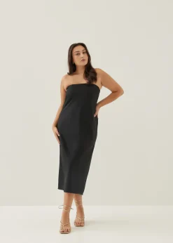 Love, Bonito Party Dresses|Party & Occasions*Noree Padded Satin Column Maxi Dress