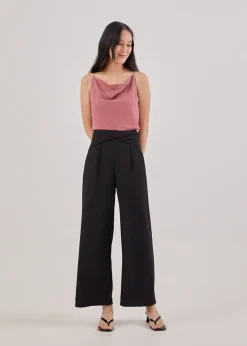 Love, Bonito Work Pants|Wide*Orla Twist Wide Leg Pants