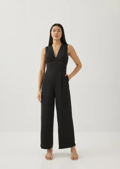 Love, Bonito Straight|Party & Occasions*Ottilie Padded Ladder Trim Jumpsuit