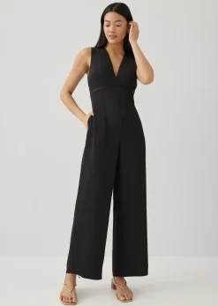 Love, Bonito Straight|Party & Occasions*Ottilie Padded Ladder Trim Jumpsuit