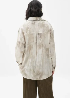 Love, Bonito Blouses & Shirts|Weekend*Oversized Abstract Collared Shirt
