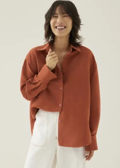 Love, Bonito Blouses & Shirts|Work Tops*Oversized Collared Shirt