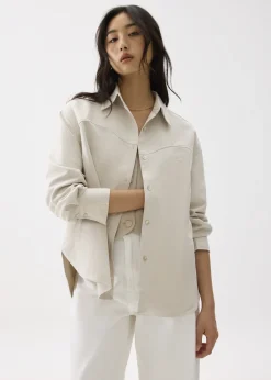 Love, Bonito Blouses & Shirts|Work Tops*Oversized Collared Shirt