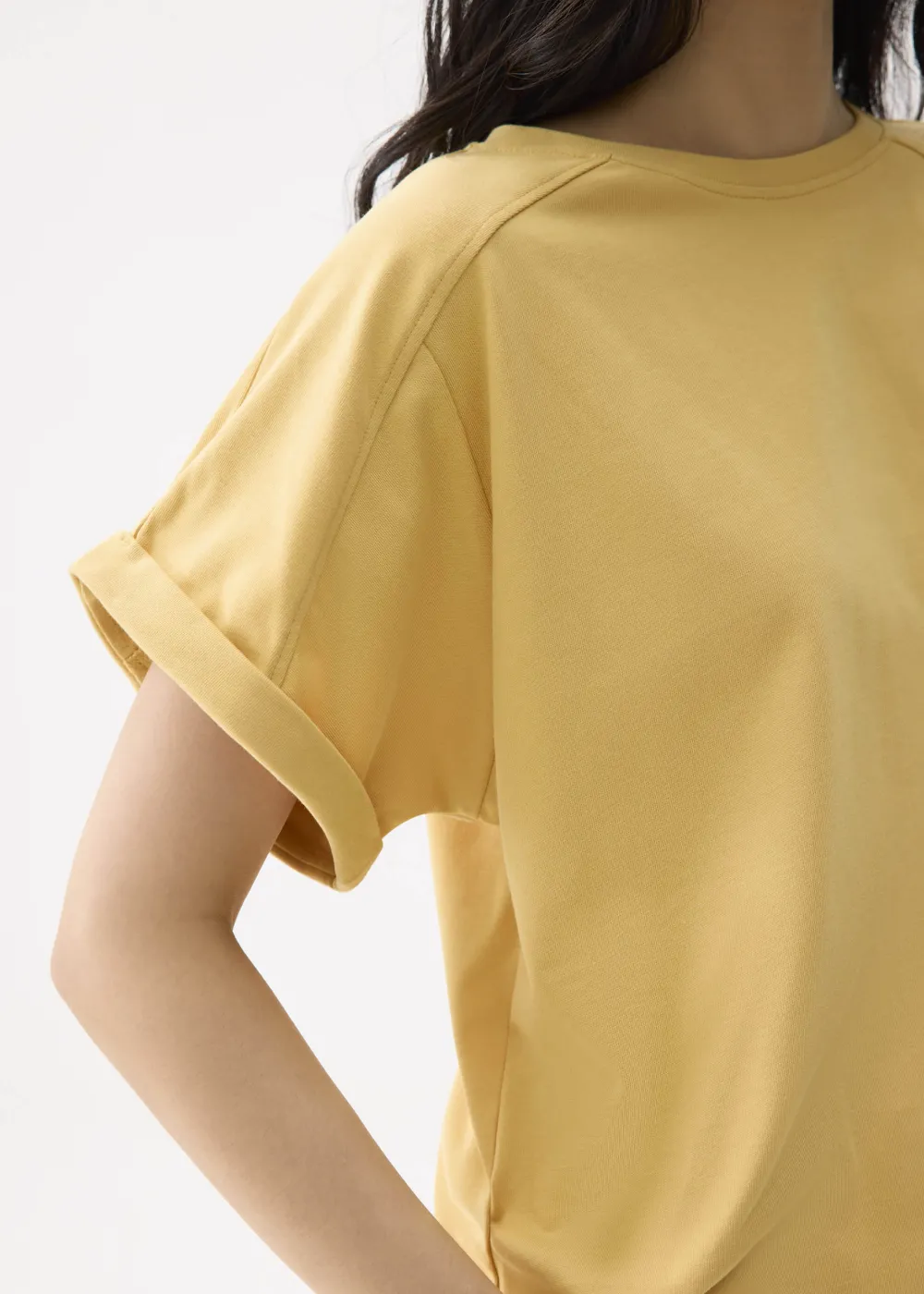 Love, Bonito Casual Tops|Weekend*Oversized Jersey Round Neck Tee