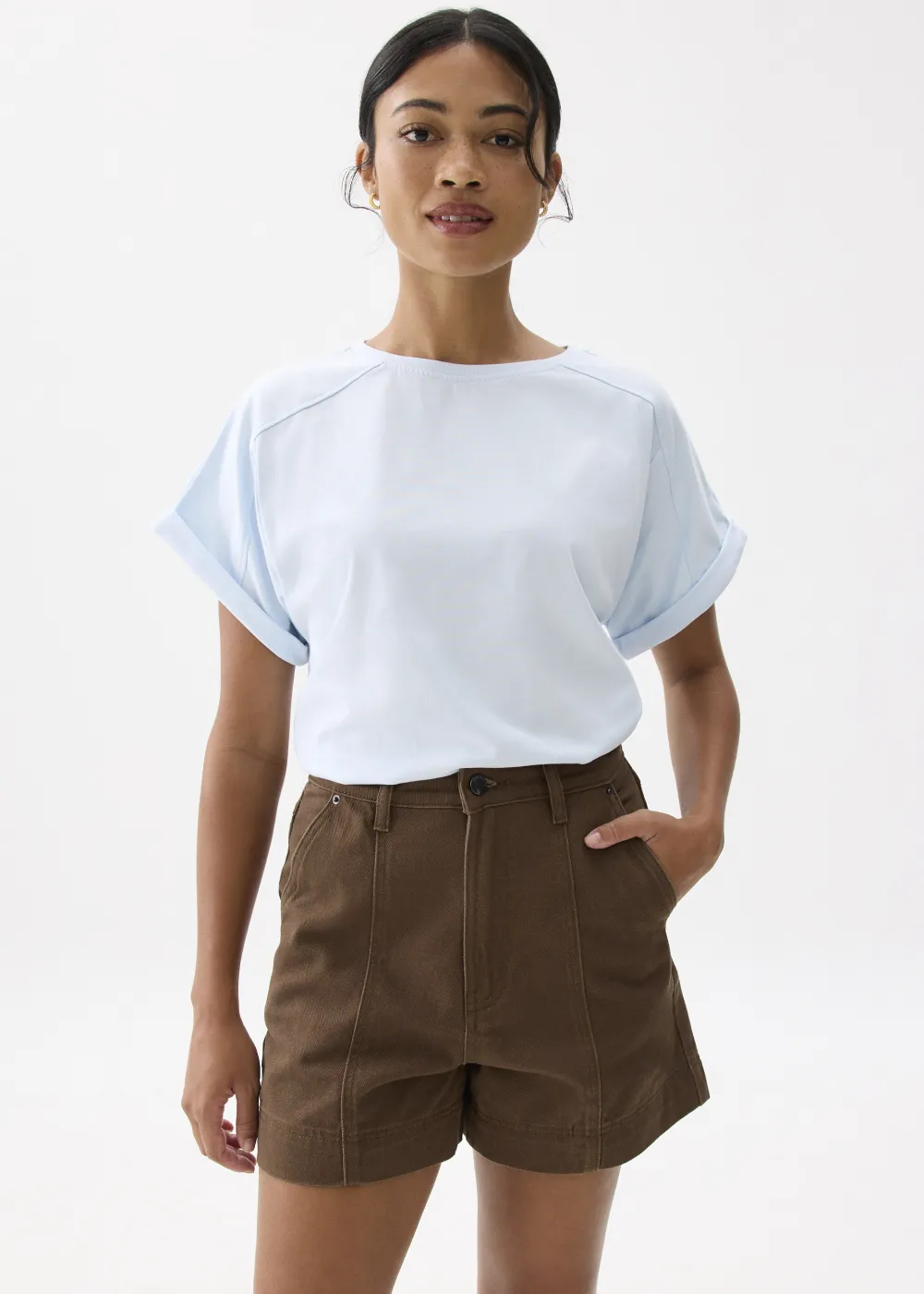 Love, Bonito Casual Tops|Weekend*Oversized Jersey Round Neck Tee