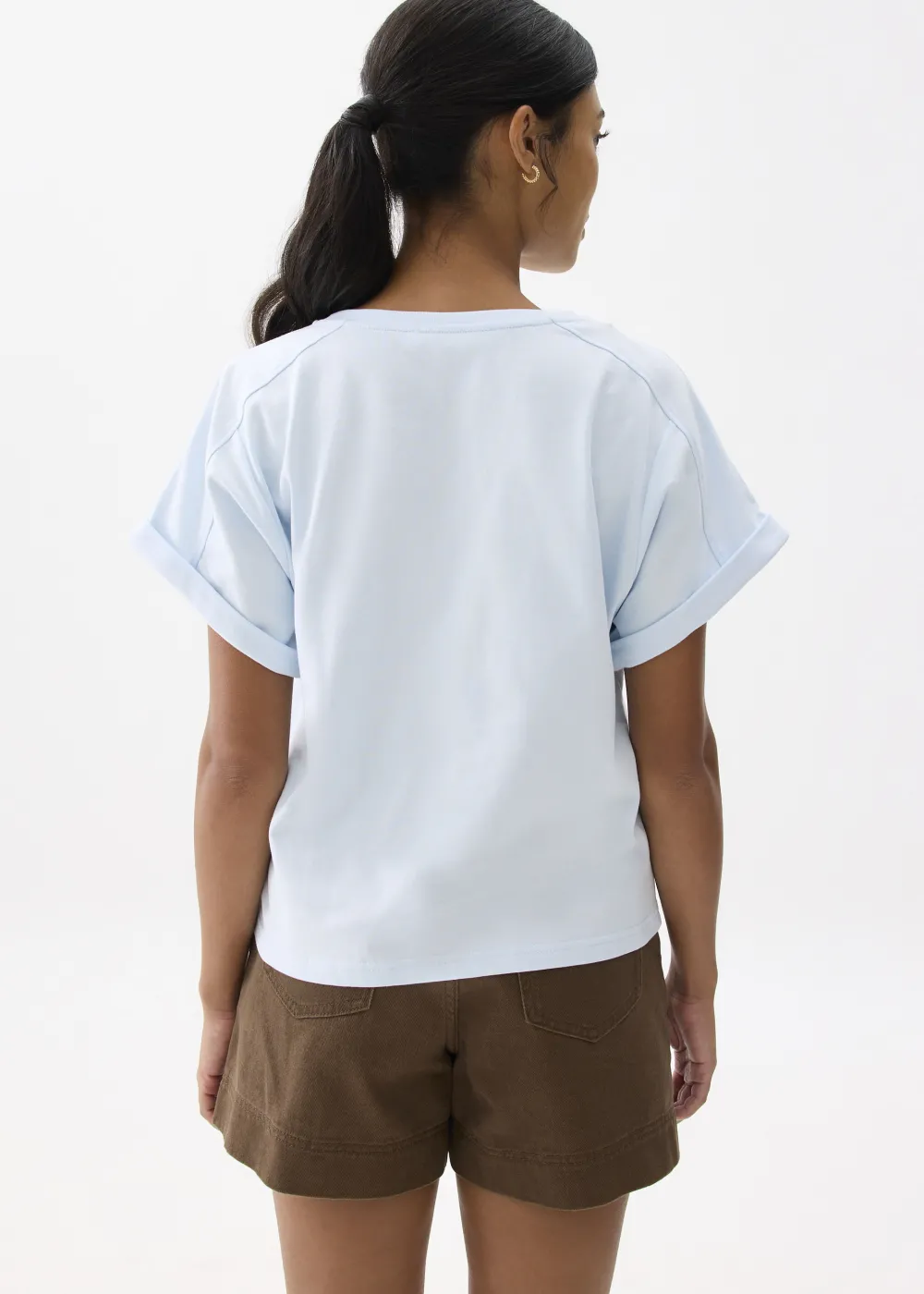 Love, Bonito Casual Tops|Weekend*Oversized Jersey Round Neck Tee