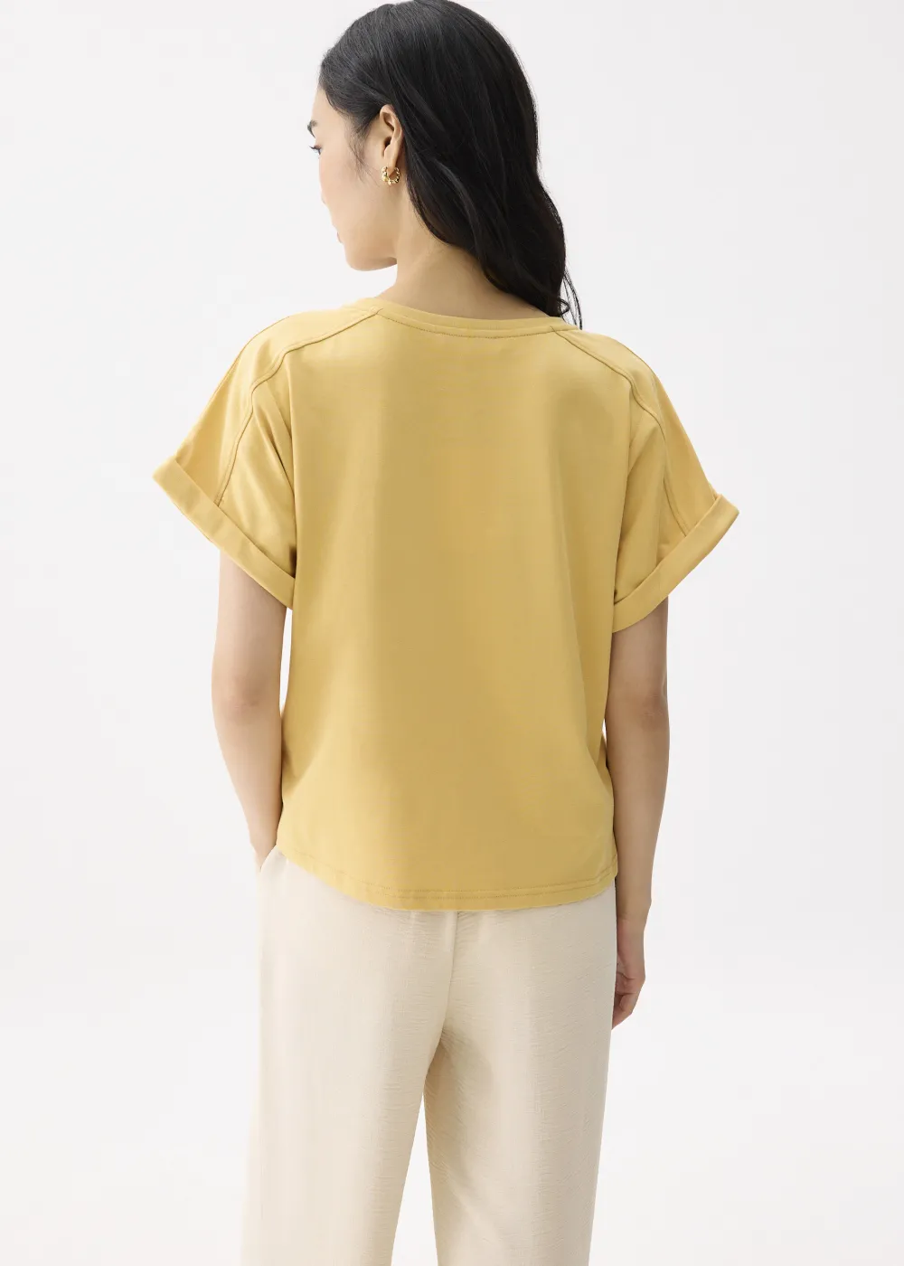 Love, Bonito Casual Tops|Weekend*Oversized Jersey Round Neck Tee