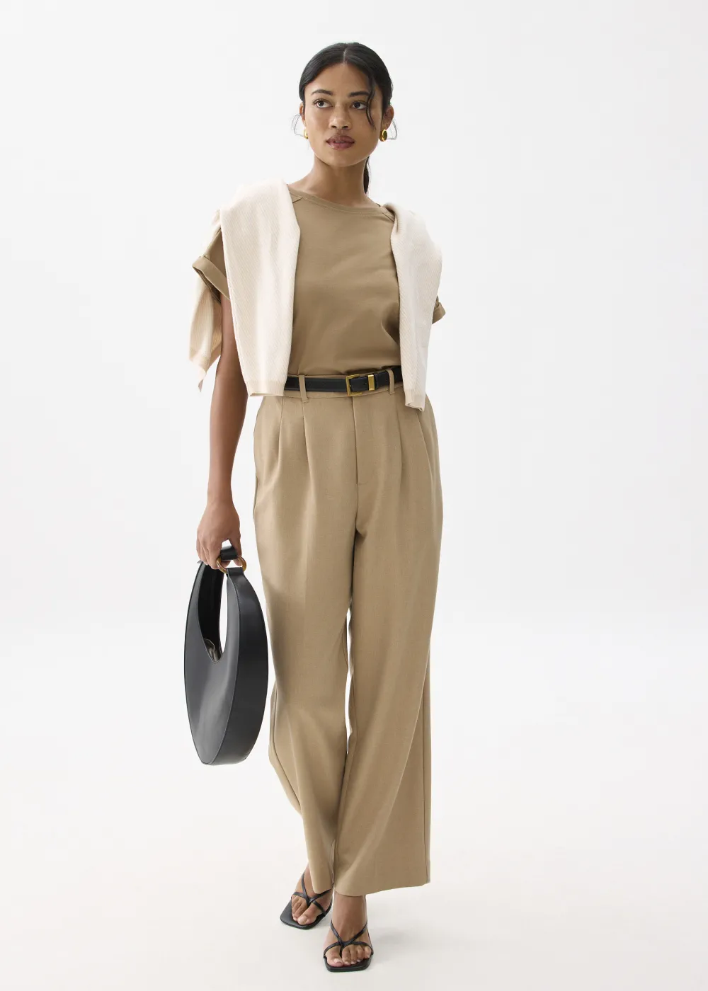 Love, Bonito Casual Tops|Weekend*Oversized Jersey Round Neck Tee