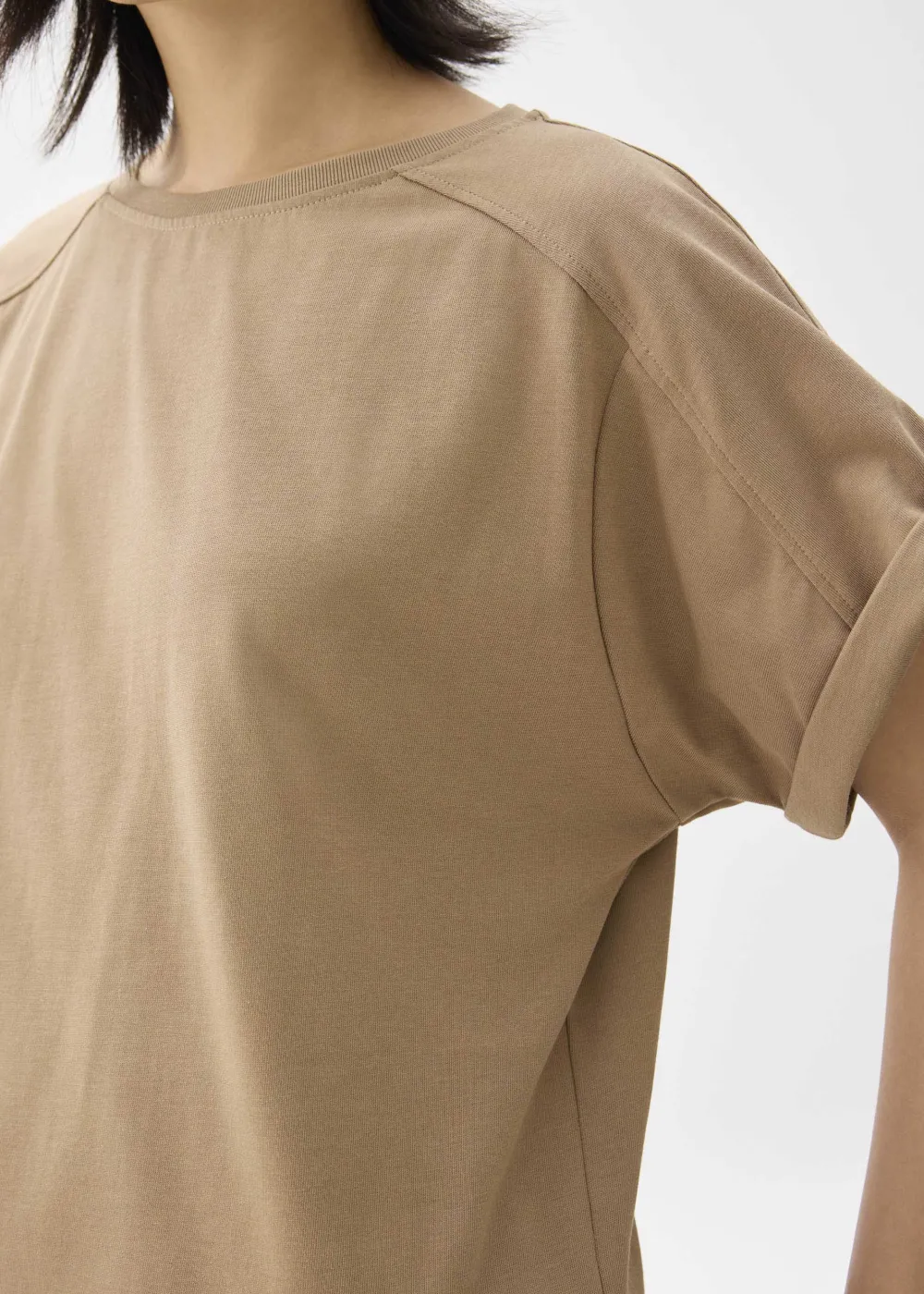 Love, Bonito Casual Tops|Weekend*Oversized Jersey Round Neck Tee