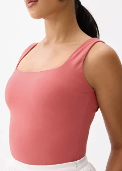 Love, Bonito Casual Tops|Casual*Padded Jersey Square Neck Top