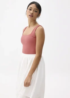 Love, Bonito Casual Tops|Casual*Padded Jersey Square Neck Top