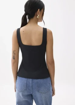 Love, Bonito Casual Tops|Casual*Padded Jersey Square Neck Top