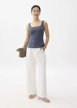 Love, Bonito Casual Tops|Casual*Padded Jersey Square Neck Top