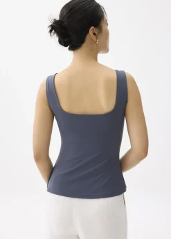 Love, Bonito Casual Tops|Casual*Padded Jersey Square Neck Top