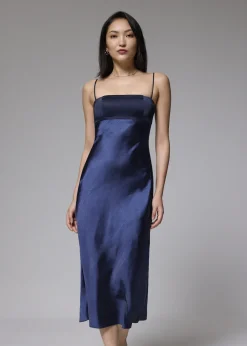 Love, Bonito Party & Occasions|Dresses*Padded Satin Column Maxi Dress