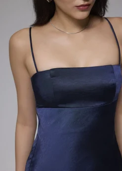 Love, Bonito Party & Occasions|Dresses*Padded Satin Column Maxi Dress