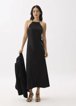 Love, Bonito Party Dresses|Party & Occasions*Padded Satin Halter Neck Maxi Dress