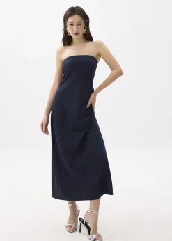 Love, Bonito Party Dresses|Party & Occasions*Padded Satin Tube Maxi Dress