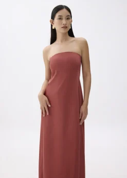 Love, Bonito Party Dresses|Party & Occasions*Padded Satin Tube Maxi Dress
