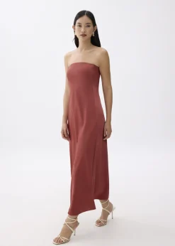 Love, Bonito Party Dresses|Party & Occasions*Padded Satin Tube Maxi Dress