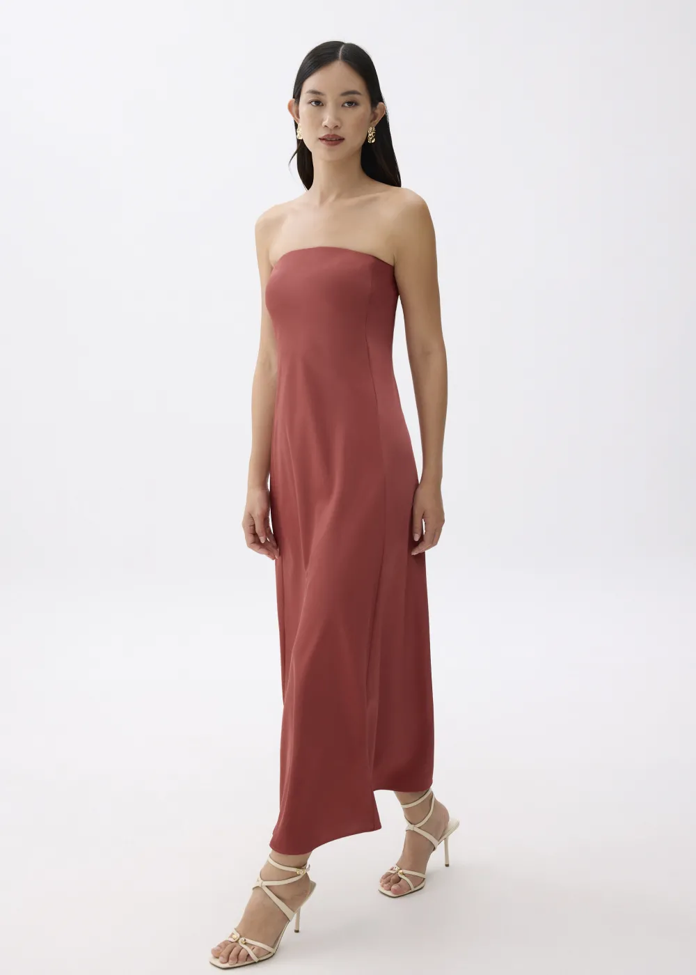 Love, Bonito Party Dresses|Party & Occasions*Padded Satin Tube Maxi Dress