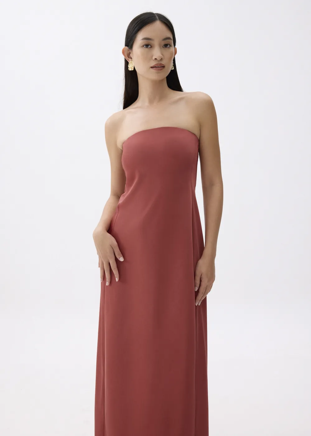Love, Bonito Party Dresses|Party & Occasions*Padded Satin Tube Maxi Dress