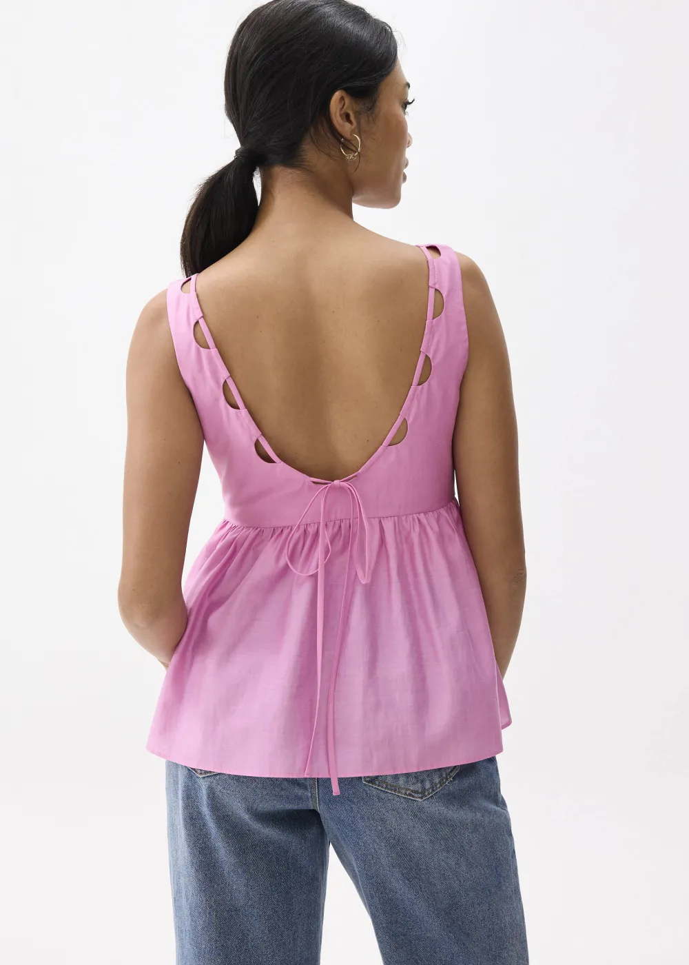 Love, Bonito Blouses & Shirts|Weekend*Padded Scoop Neck Peplum Top