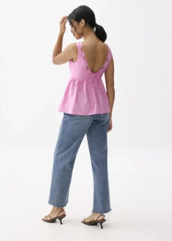 Love, Bonito Blouses & Shirts|Weekend*Padded Scoop Neck Peplum Top