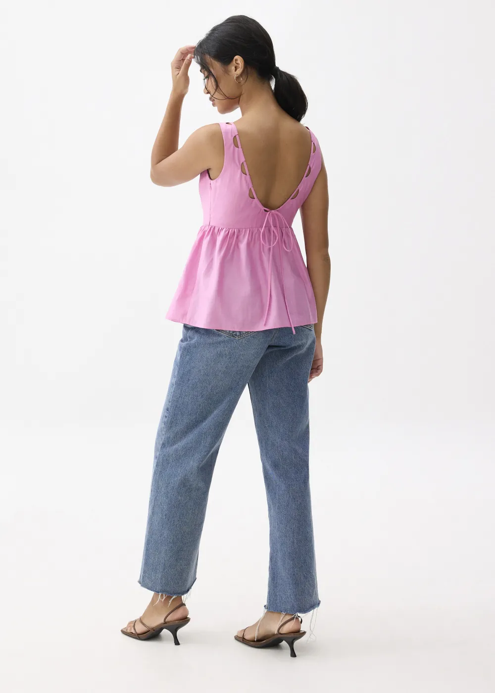 Love, Bonito Blouses & Shirts|Weekend*Padded Scoop Neck Peplum Top
