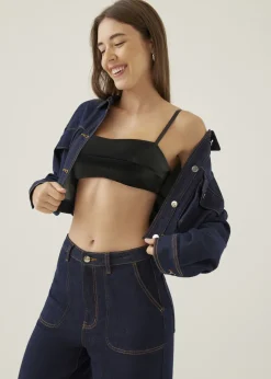 Love, Bonito Party Tops|Party & Occasions*Padded Vegan Leather Bralette