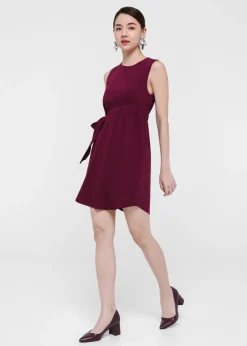 Love, Bonito Work Dresses*Pandira Asymmetrical Ribbon Tie Dress