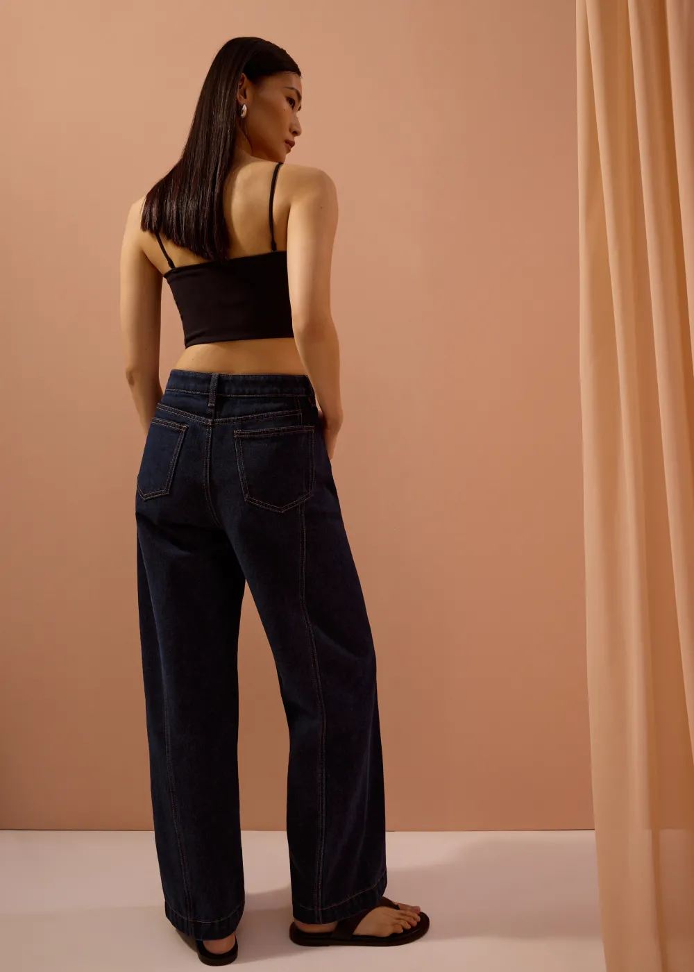 Love, Bonito Vacation*Parker Panelled Straight Leg Jeans