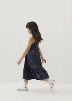 Kids Love, Bonito Weekend Dresses|Kidswear*Pepita Embroidered Trapeze Midaxi Dress in Rekindled Blooms