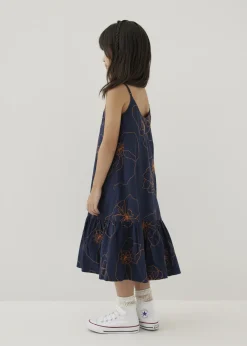 Kids Love, Bonito Weekend Dresses|Kidswear*Pepita Embroidered Trapeze Midaxi Dress in Rekindled Blooms