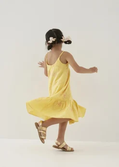 Kids Love, Bonito Weekend Dresses|Kidswear*Pepita Embroidered Trapeze Midaxi Dress in Rekindled Blooms