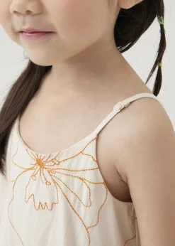 Kids Love, Bonito Weekend Dresses|Kidswear*Pepita Embroidered Trapeze Midaxi Dress in Rekindled Blooms