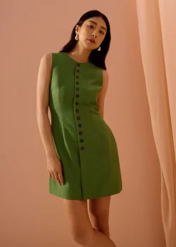 Love, Bonito Weekend|Work*Rani Textured Button Down Shift Mini Dress
