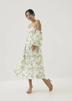 Love, Bonito Party Dresses|Party & Occasions*Rei Fit and Flare Midaxi Dress in Heirloom Botanicals