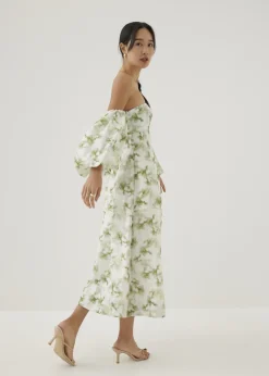 Love, Bonito Party Dresses|Party & Occasions*Rei Fit and Flare Midaxi Dress in Heirloom Botanicals