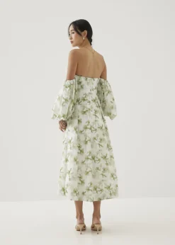 Love, Bonito Party Dresses|Party & Occasions*Rei Fit and Flare Midaxi Dress in Heirloom Botanicals