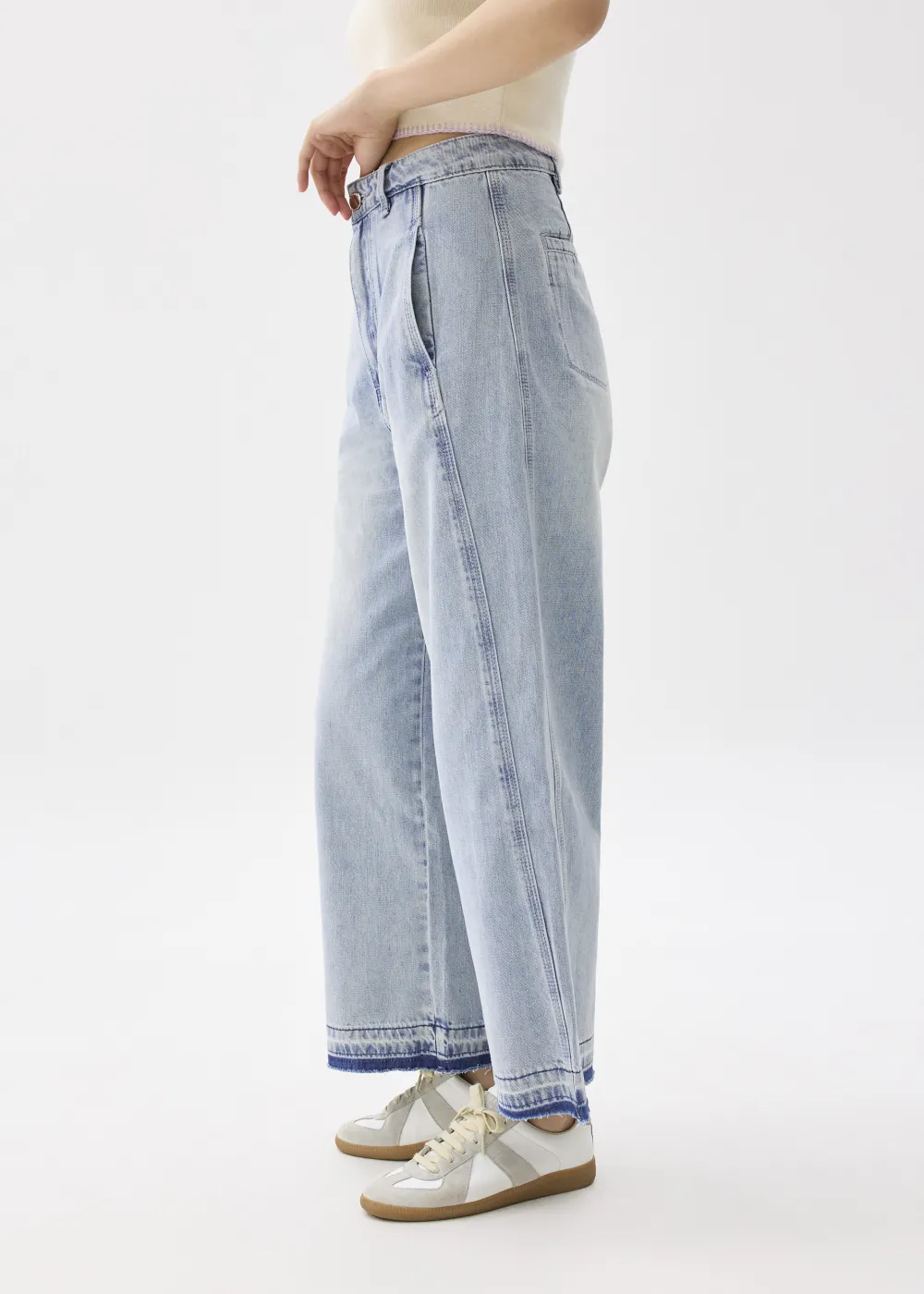 Love, Bonito Weekend & Vacation Pants|Casual Pants*Relaxed Denim Wide Leg Jeans