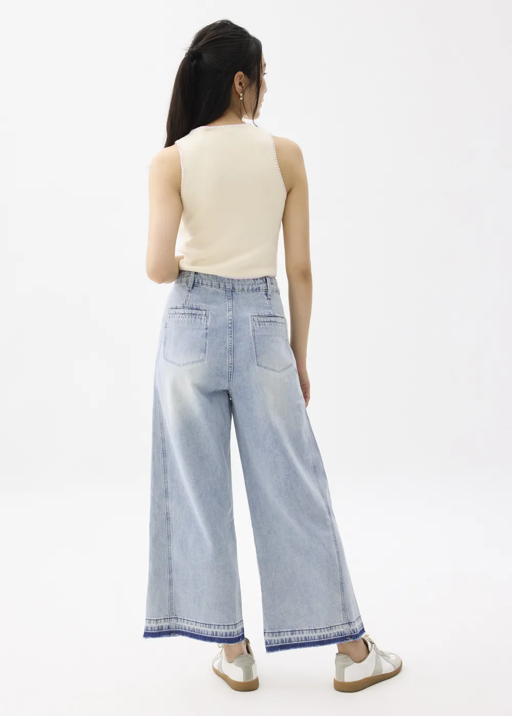 Love, Bonito Weekend & Vacation Pants|Casual Pants*Relaxed Denim Wide Leg Jeans