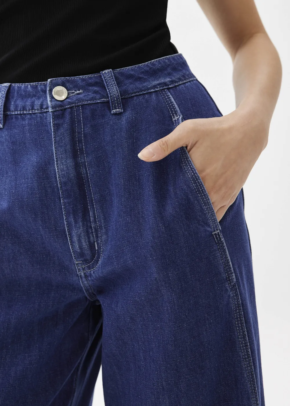 Love, Bonito Weekend & Vacation Pants|Casual Pants*Relaxed Denim Wide Leg Jeans