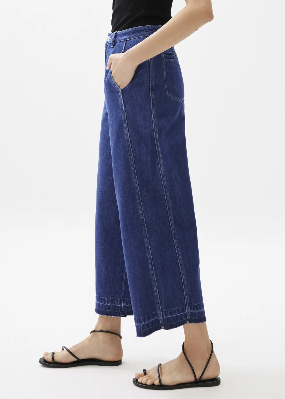 Love, Bonito Weekend & Vacation Pants|Casual Pants*Relaxed Denim Wide Leg Jeans